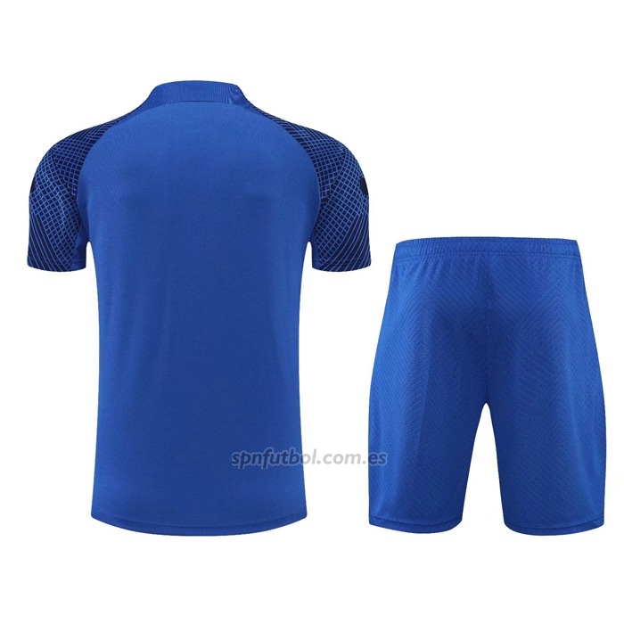 Chandal del Paris Saint-Germain Manga Corta 2022-2023 Azul - Pantalon Corto